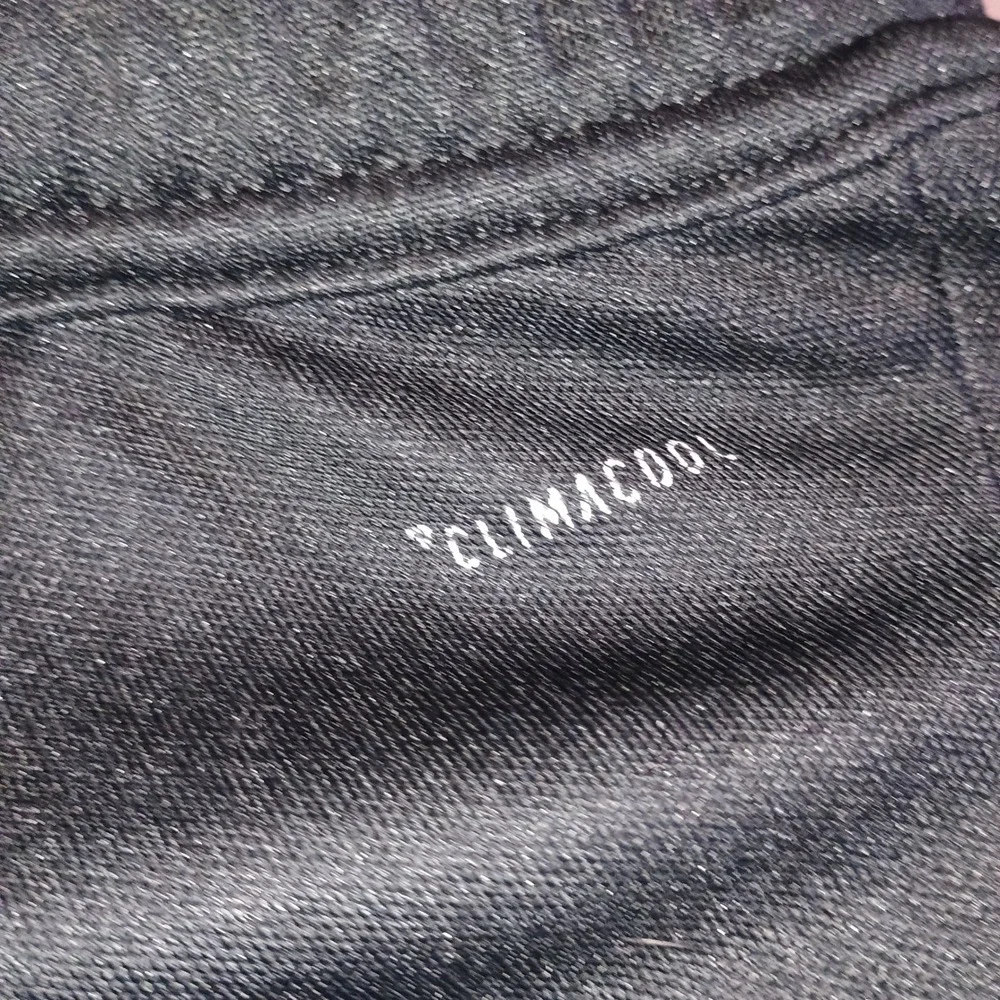 Adidas ClimaCool Athletic Track Pants Black White Stripes‎ Joggers Mens Size S